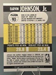 1990-91 Fleer #93 Earvin Magic Johnson Los Angeles Lakers