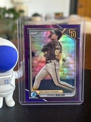 2024 Bowman Draft Chrome Purple Refractor #BDC-140 Ethan Salas /250