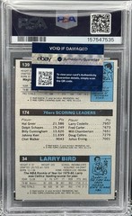 1980 Topps PSA 5 Magic Johnson, Larry Bird, DR. J Erving #139-174-34 (RC) Rookie