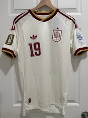 Authentic Spain 2026 World Cup Lamine Yamal #19 Player Version Away Jersey