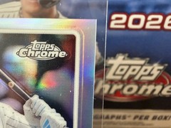 Owen Caissie 2026 Topps Chrome Auto/499 Red White Blue & Bowman Red Rookie