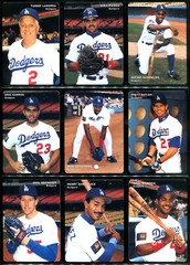 1994 Mothers Cookies LOS ANGELES DODGERS Team Set BUTLER LASORDA MIKE PIAZZA