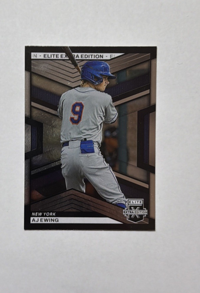 2023 Panini Elite Extra Edition – #93 AJ Ewing New York