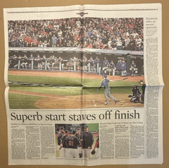 2016 Chicago Tribune Nov. 2 Section 3 Cubs World Series 14 pages – Carl Edwards