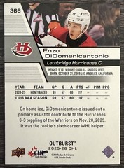 Enzo DiDomenicantonio 2025-26 Upper Deck CHL Star Rookies #366 Outburst