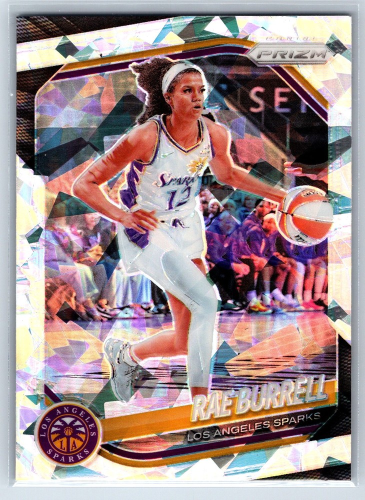 2025 Panini Prizm WNBA #25 Rae Burrell Ice Prizms Basketball