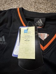 NEW YORK NICKS CARMELO ANTHONY BLACK AND ORANGE Adidas JERSEY MEN&rsquo;s 3XL NEW!