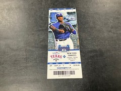 TEXAS RANGERS 2014 TICKET STUB 7/29/14 VS YANKEES~J.P. Arencibia 7 RBI GS-3