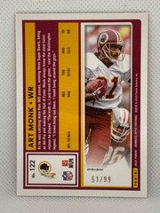 2025 Panini Donruss Optic Pink Velocity #122 Art Monk /99 YT92 – Redskins