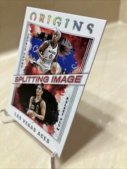 2023 Panini Origins WNBA Splitting Image Jackie Young Kelsey Plum (RC) #8