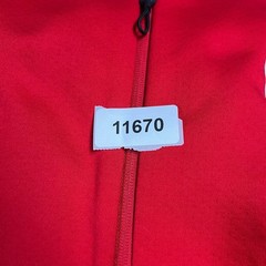 Adidas Arsenal FC Anthem Jacket Men&rsquo;s Large Red White Full Zip Hooded JM9409 NEW
