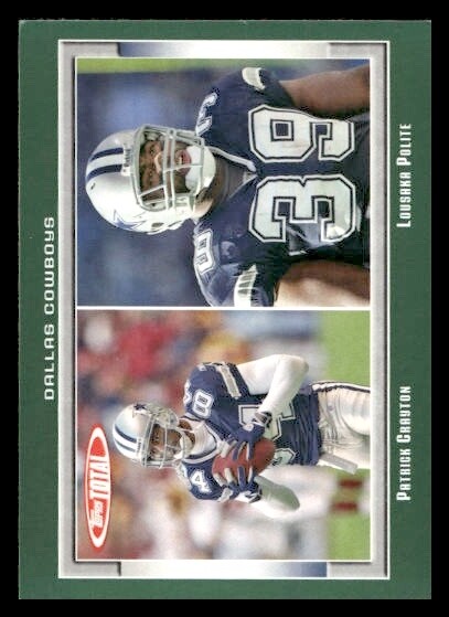 2006 Topps Total #221 Lousaka Polite / Patrick Crayton Cowboys
