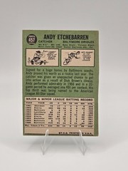 1967 Topps #457 Andy Etchebarren Baltimore Orioles