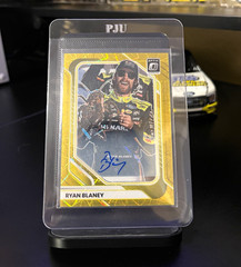 Panini 2026 Donruss NASCAR Ryan Blaney #15 Gold Parallel Auto 04/10