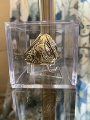 1955 Brooklyn Dodgers World Series Ring w/Showcase Cube Roy Campanella