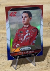 Kyle Larson 2016 Prizm RED WHITE & BLUE Parallel NASCAR Racing PRIZM