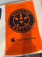 Pair of 2 Houston Astros SGA rally towels from 2016-17 era rare