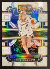 2024 Select WNBA Sophie Cunningham #71 White Prizm Concourse /99 Mercury Fever
