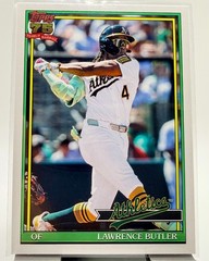 2026 Topps Series 1 Lawrence Butler 1991 Topps Baseball #T91-85 Athletics