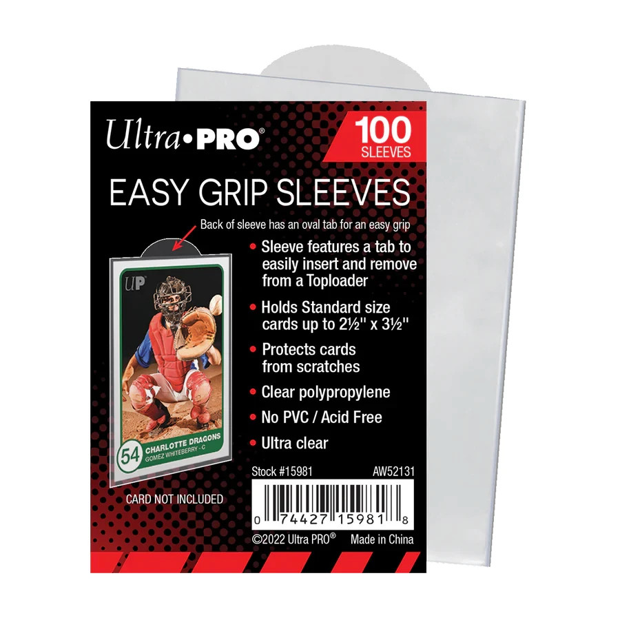 10 packs of 100 (1000) Ultra PRO Easy Grip Standard Sized Soft Card Sleeves