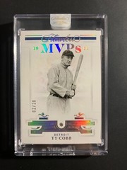 TY COBB 2021 PANINI FLAWLESS MVP&rsquo;s DIAMOND RELIC #2/20 SEALED