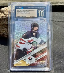 #17/25 Matthew Schaefer Gold Foilboard P.O.T.P