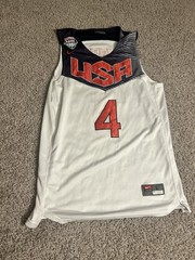 Stephen Curry Team USA 2014 Jersey Nike Size Mens Large Warriors Olympics FIBA