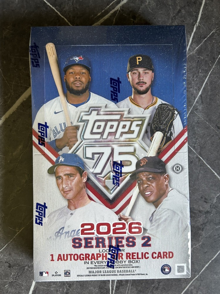 2026 TOPPS SERIES 2 BASEBALL HOBBY BOX – SEALED – FREE SHIPPING