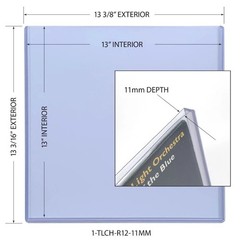NEW (1 PC) BCW 33 RPM Record Album Toploaders 11mm- Protective Holder