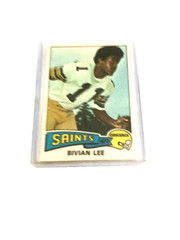 1975 Topps Football #47 bivian lee new orleans saints