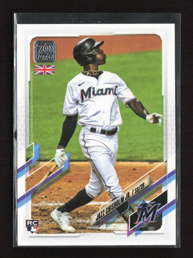 2021 Topps UK Edition #11 Jazz Chisholm Jr. Miami Marlins Rookie