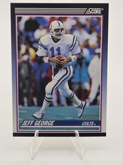 1989 1990 Topps Score Fleer Action Packed Jeff George Rookie Lot Of 10! NM+ -MB