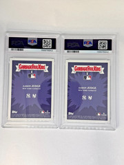 2023 Topps MLB X GPK Garbage Pail Kids Series 3 Aaron Judge 10a & 10b PSA