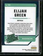 2024 Donruss #161 Elijah Green Optic Blue Velocity Prizms