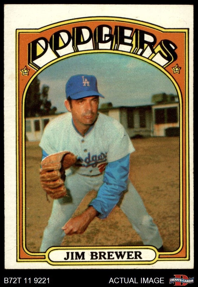 1972 Topps #151 Jim Brewer Dodgers 5 – EX
