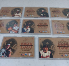 1994 Donruss Studio Heritage Collection Complete 8 Card Insert Set Thomas Bonds