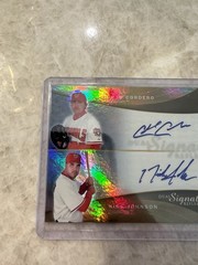 2005 Upper Deck Reflections – Dual Signature Nick Johnson, Chad Cordero #CCNJ