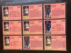 1993 Star Nova 9 card Set Charles Barkley RARE 1/500 Sets