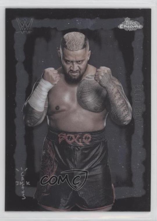 2025 Topps Chrome WWE x Cactus Jack Festival Fury Solo Sikoa #FVF-27 6q5