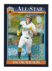 2026 Topps #91ASC-43 Jacob Wilson 1991 Topps 35th Anniversary Chrome Mojo /10