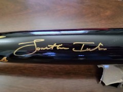 JONATHAN INDIA Kansas City Royals Autographed Victus Game Model Bat