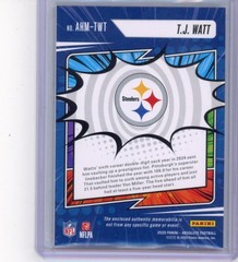 T.J. Watt Absolute Heroes Memorabilia Holo Silver /25: 2025 Absolute Football.🔥