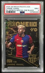 2025-26 Panini Megacracks Liga Lamine Yamal EA Sports Special One Black PSA 9