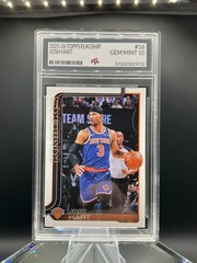 2025-26 Topps Flagship JOSH HART NBA FINALS Knicks GRADED GEM MINT PTA 10🔥