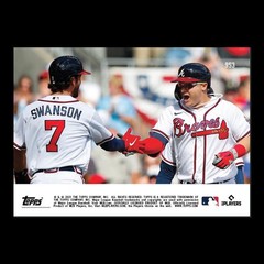Joc Pederson – 2021 MLB Topps Now Card 953 – Print Run: 452 Atlanta Braves