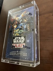Acrylic Display Case Magnetic FITS 2026 Topps Chrome Star Wars GALAXY Hobby Box