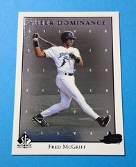 1998 SP Authentic Fred McGriff Sheer Dominance #SD12 Devil Rays