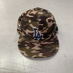 New Era LA Dodgers MLB Woodland Camo Cord Fitted Cap Hat Men’s Size 7 1/2