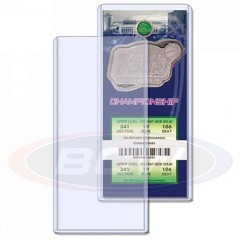 3×7 – Ticket Toploader (25 Pack) – Rigid PVC Sleeve for Photos, Prints, Ticke…