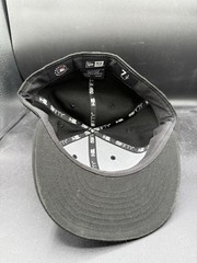 New Era Chicago White Sox Blackout Chi Logo Fitted Hat Size 7 1/2